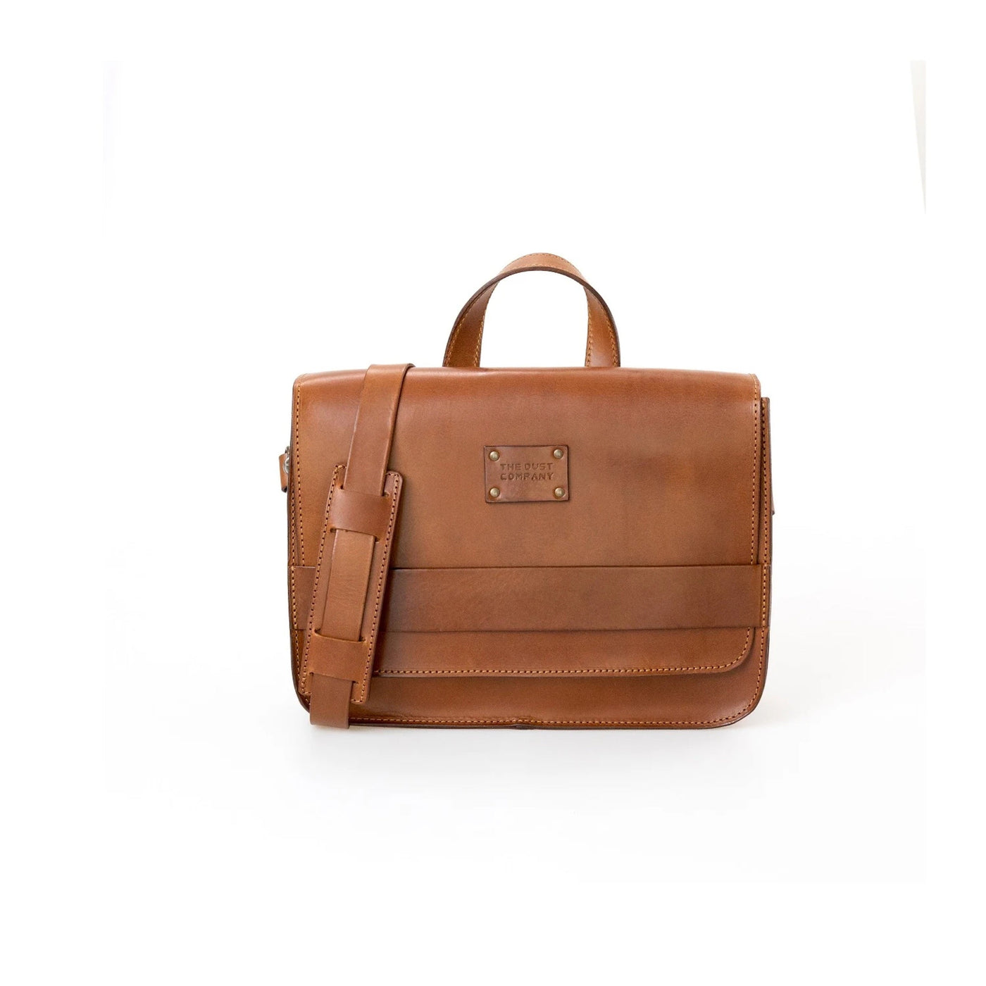 Leather Messenger in Cuoio Brown Mod 160