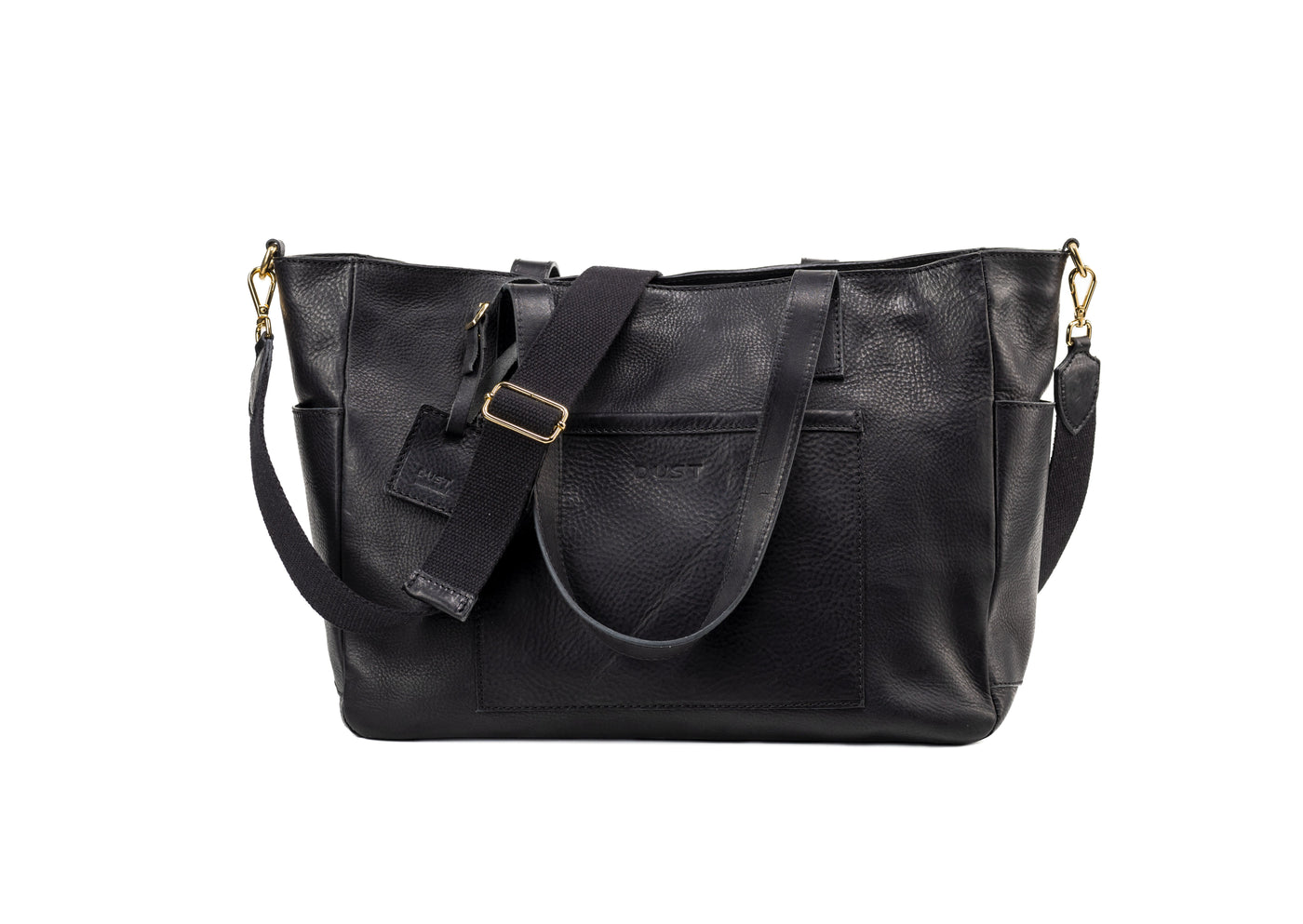 Leather Tote Black Fifth Avenue Collection