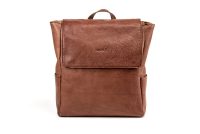 Leather Backpack Tobacco Boston Collection