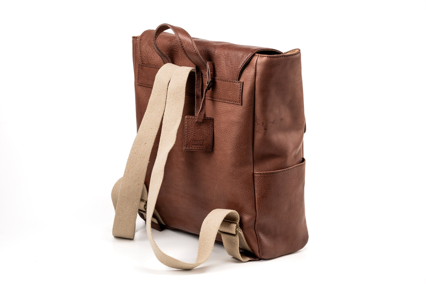 Leather Backpack Tobacco Boston Collection