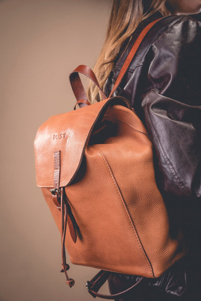 Leather Backpack in Arizona Brown