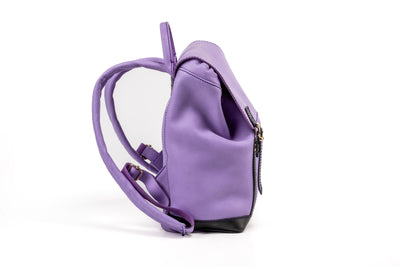 Leather Backpack Lavender Laurel Canyon Collection