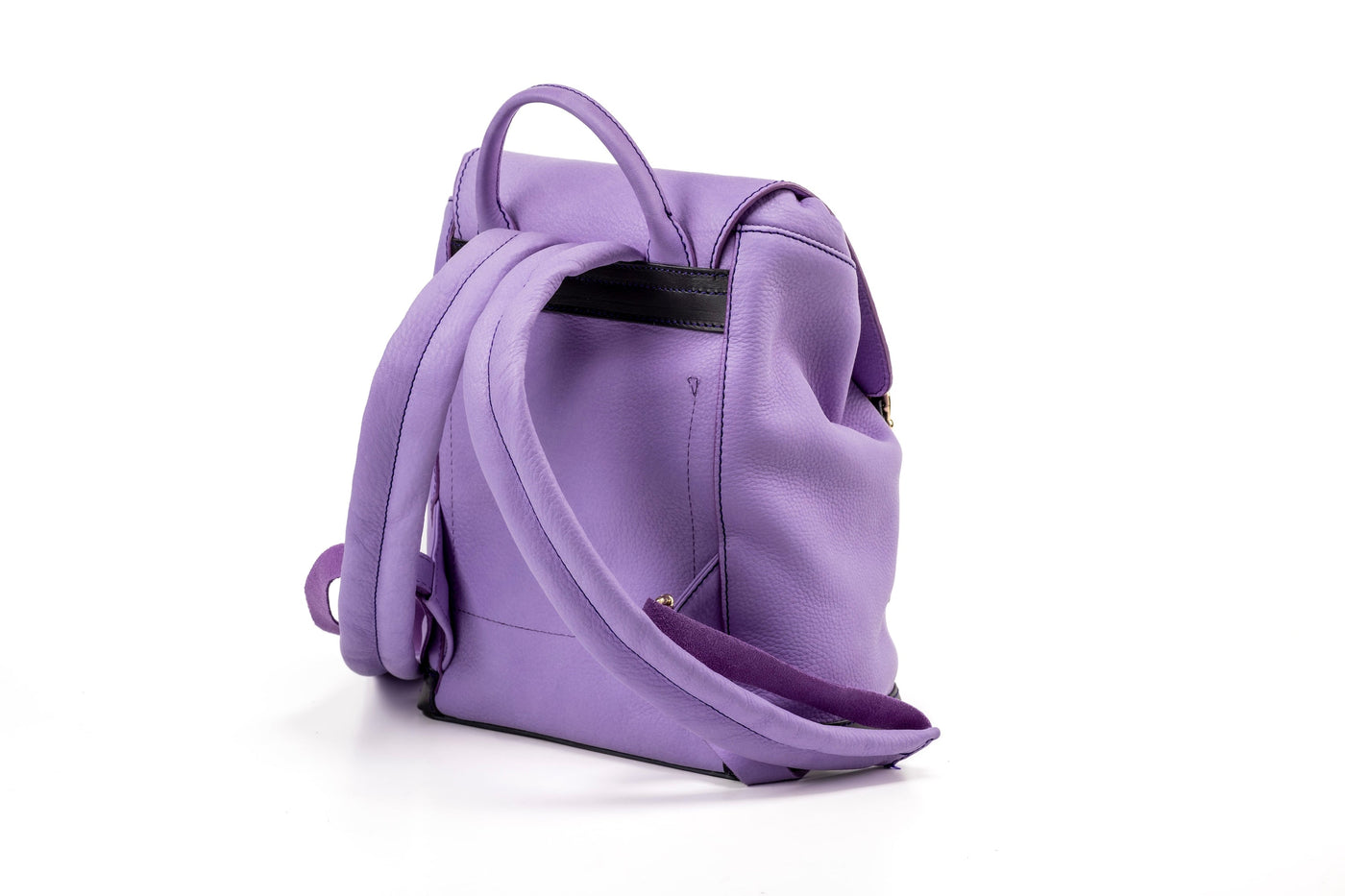 Leather Backpack Lavender Laurel Canyon Collection