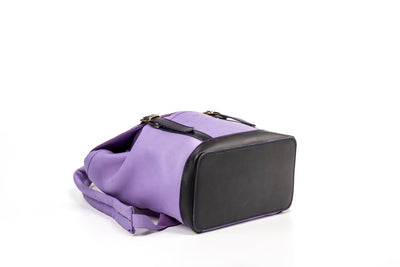 Leather Backpack Lavender Laurel Canyon Collection