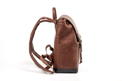 Leather Backpack Tobacco Laurel Canyon Collection