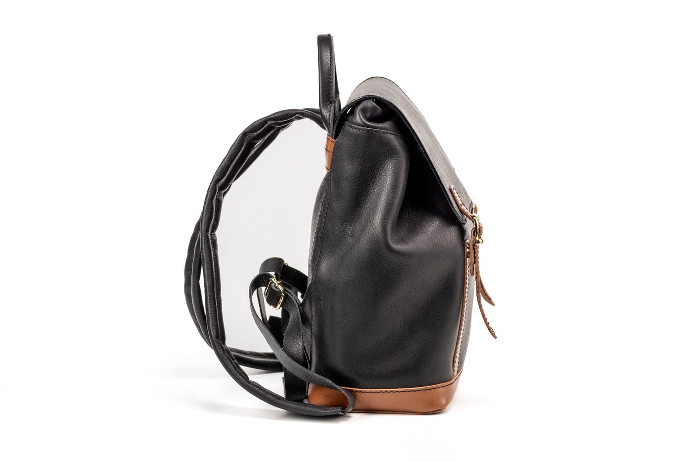 Leather Backpack Black Laurel Canyon Collection