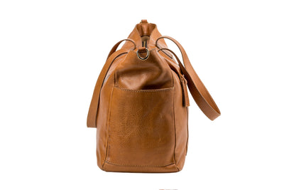 Leather Tote Brown Fifth Avenue Collection