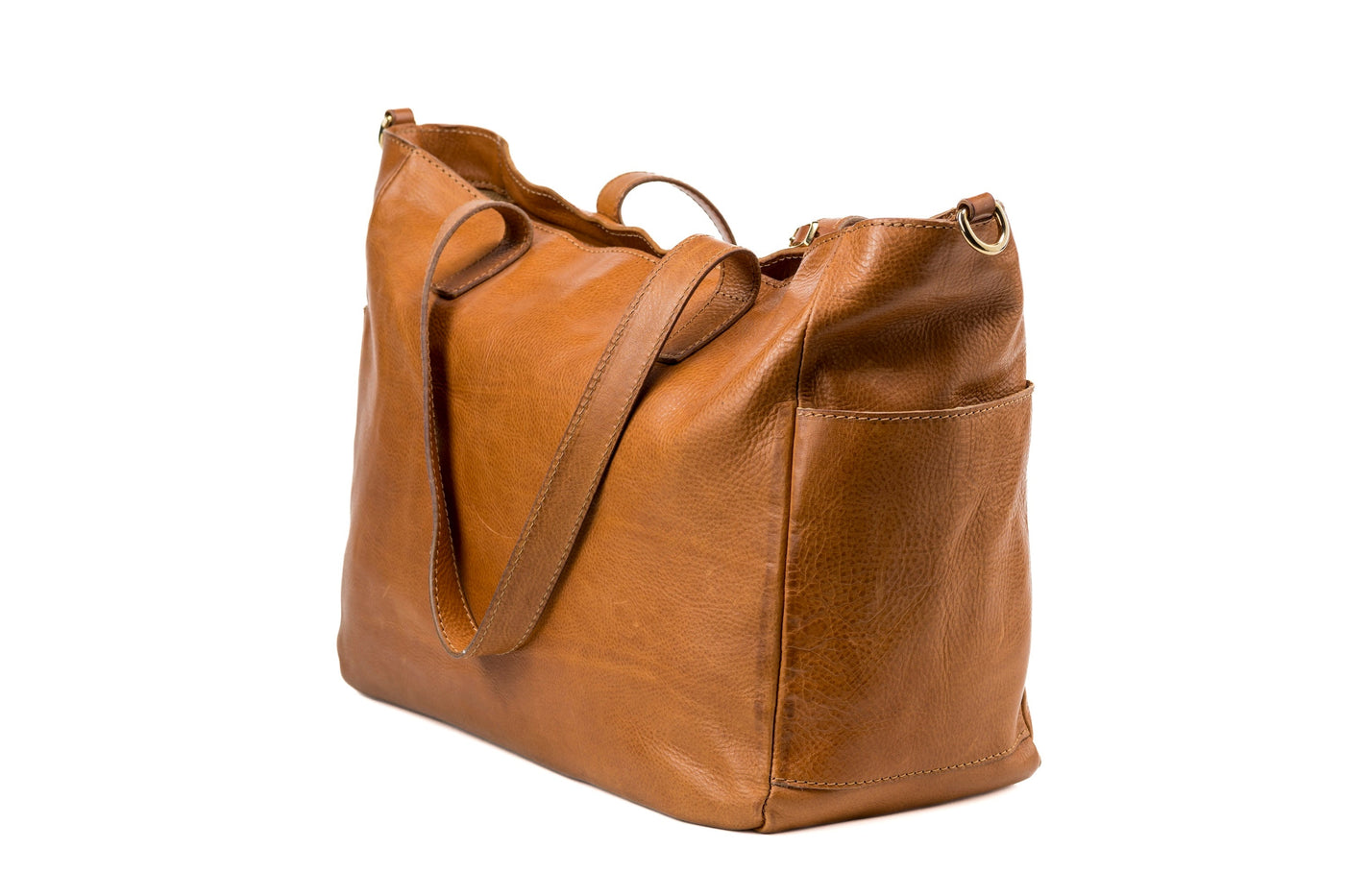 Leather Tote Brown Fifth Avenue Collection