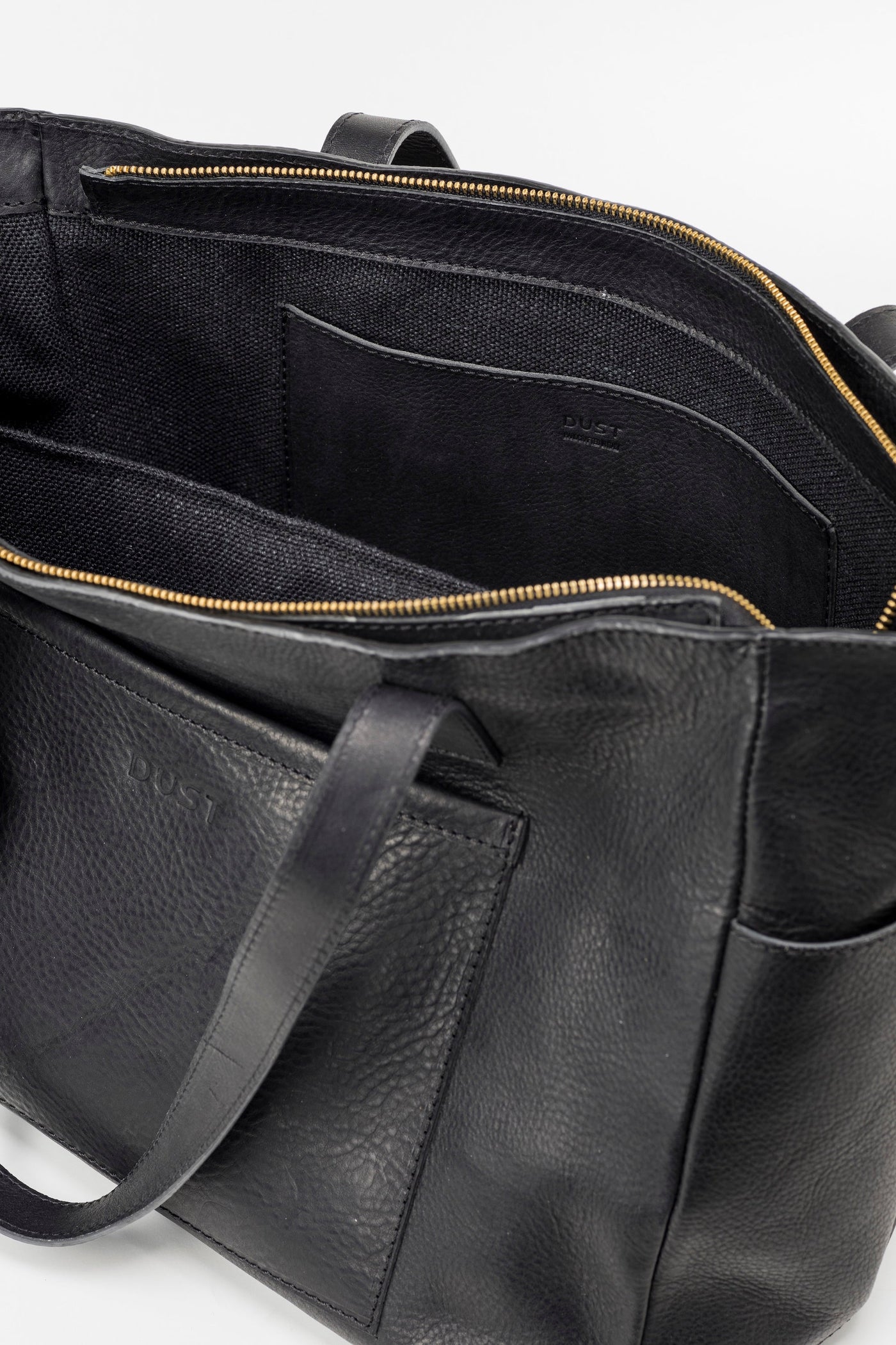 Leather Tote Black Fifth Avenue Collection