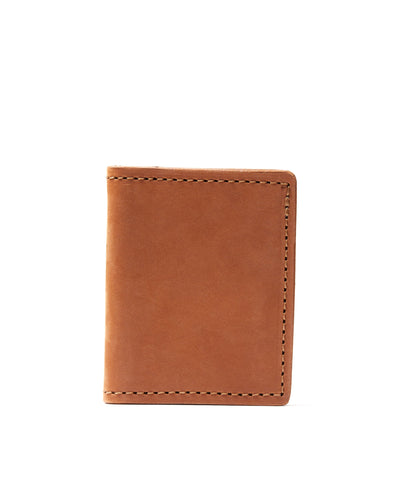 Leather Credit Card Holder in Heritage Brown Mod 131