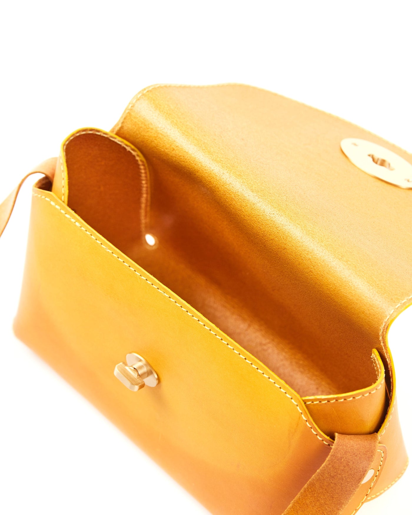 The Small Box In Leather Yellow