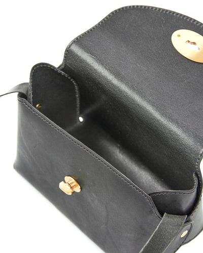 The Small Box In Leather Black