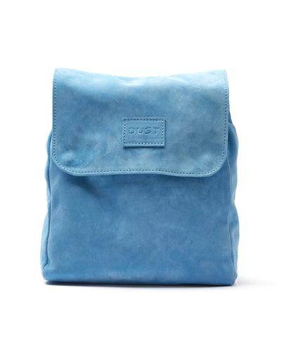 Leather Backpack Light Blue  Upper West Side Collection