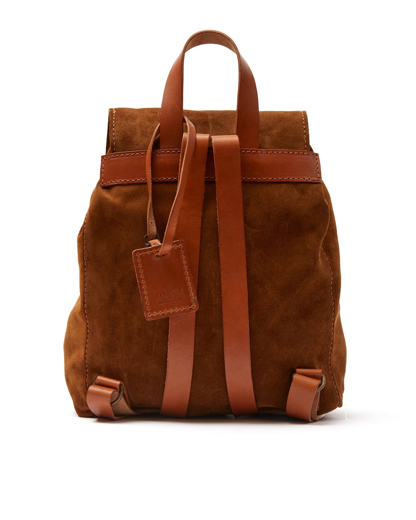 Leather Backpack in Suede Brown Venice Collection