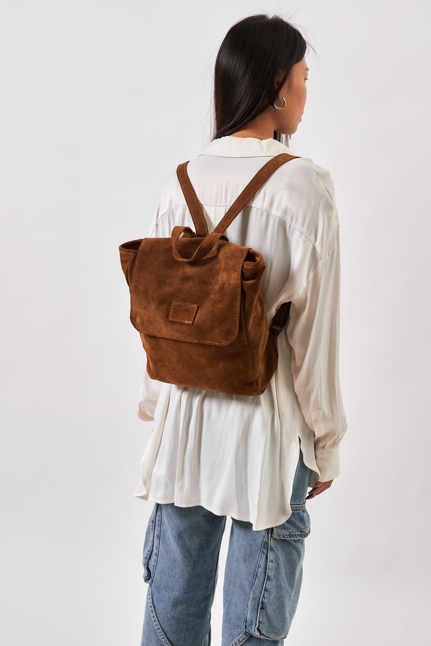 Leather Backpack Brown Upper West Side Collection