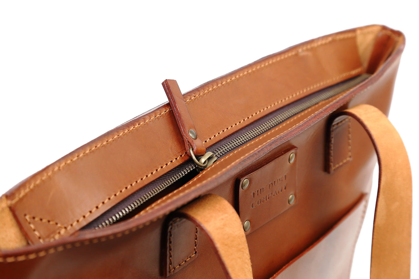 Leather Tote in Cuoio Brown Mod 147