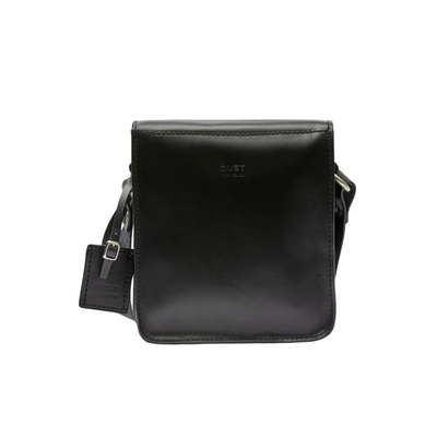 Leather Messenger in Cuoio Black Mod 114