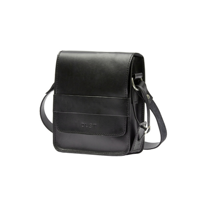 Leather Messenger in Cuoio Black Mod 114