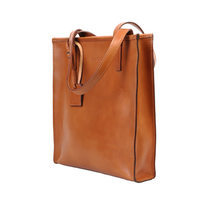 Leather Tote in Cuoio Brown Mod 105