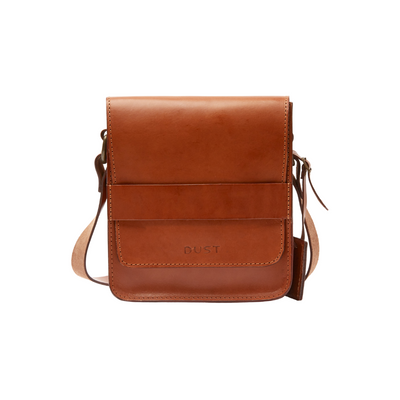 Leather Messenger in Cuoio Brown Mod 114