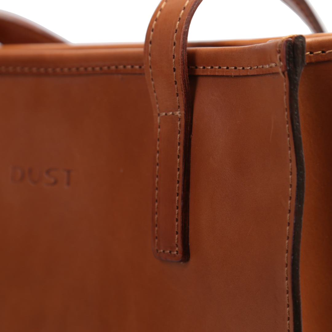 Leather Tote in Cuoio Brown Mod 105