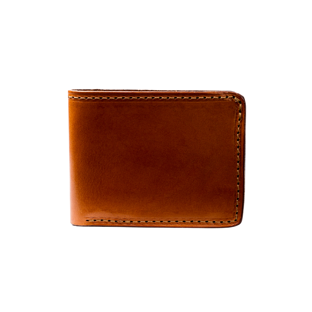 Leather Wallet in Cuoio Brown Mod 110