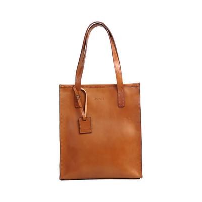 Leather Tote in Cuoio Brown Mod 105