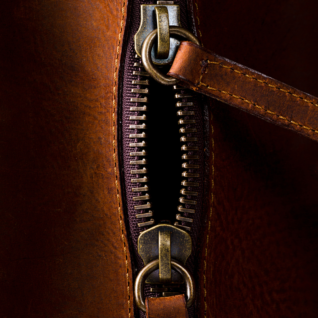 Leather Duffle Bag in Heritage Brown Mod 118